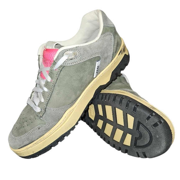 P448 Women's Marvin Sneakers Army/Fuchsia, Size 37 - Picture 1 of 9